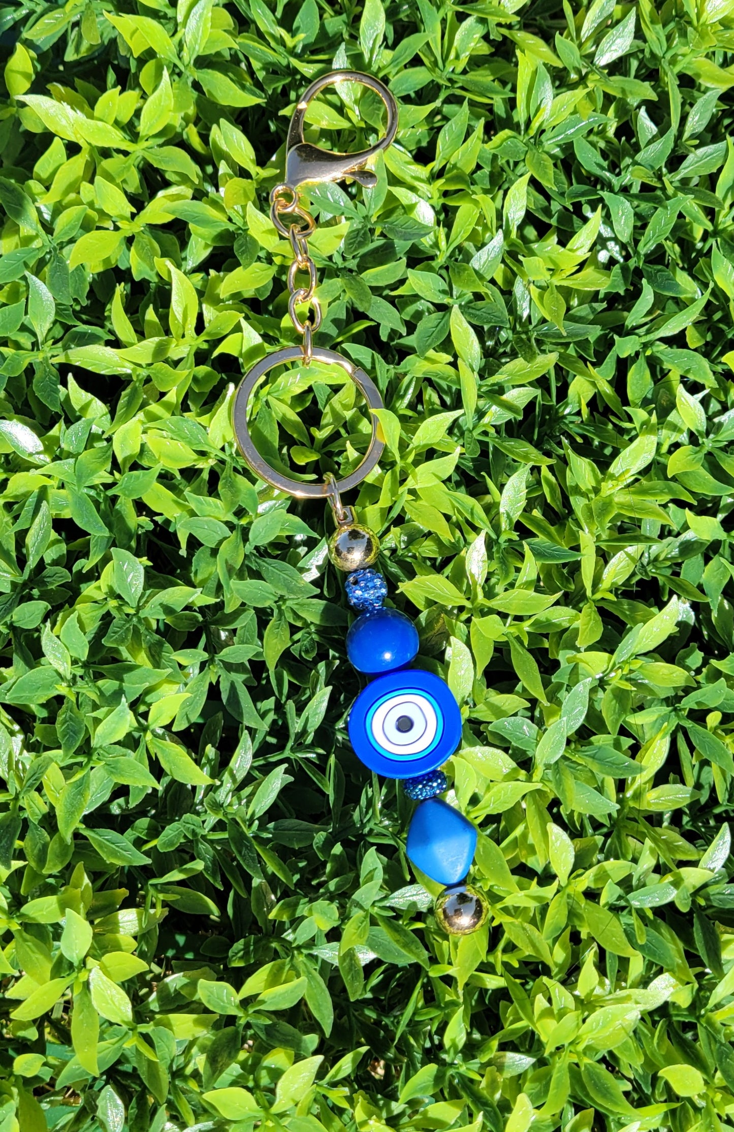 Evil eye keychain